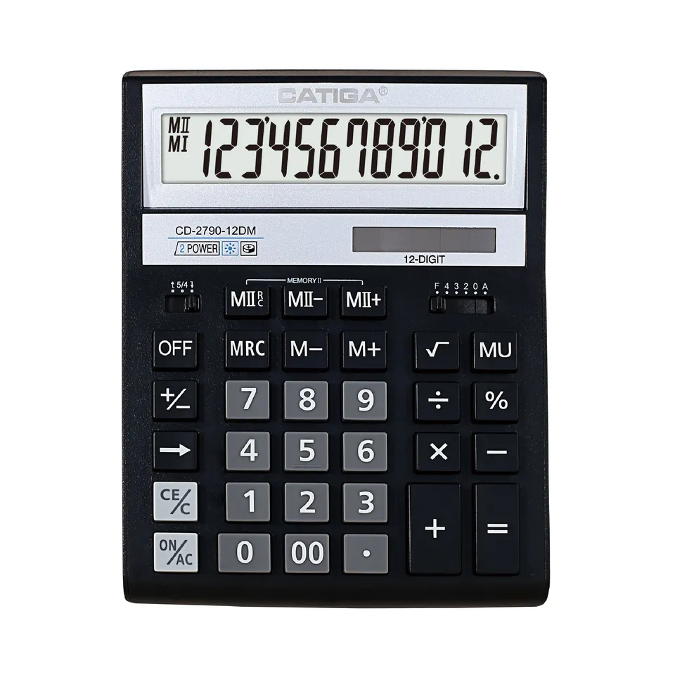 Catiga CD-2790-12DM kalkulacka 12mistna s 2 pameti