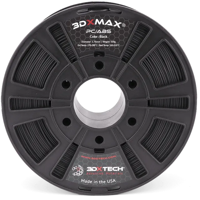 3DXTech 3DXMAX PC/ABS filament černý 1,75 mm 500 g