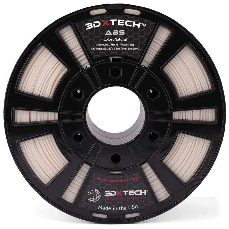 3DXTECH ABS filament černý 1,75 mm 1 kg houževnatý