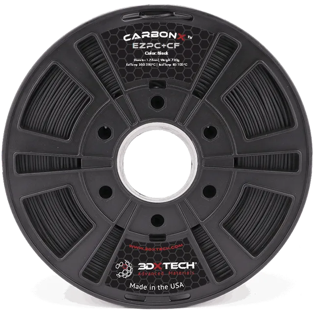 3DXTECH CARBONX ezPC+CF filament černý 1,75 mm 750 g