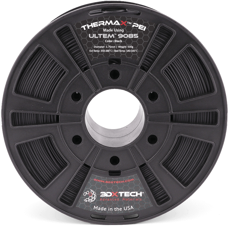 3DXTECH THERMAX PEI 9085 filament černý 1,75 mm 500 g