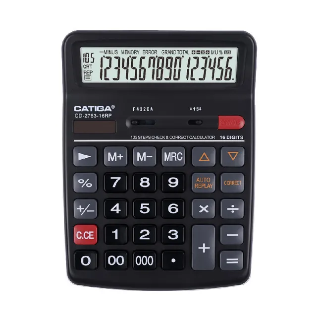 Catiga CD-2763-16RP kalkulačka 16místná kontrolní