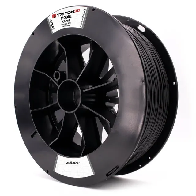 3DXTech Triton3D ABS+CF filament Stratasys 92in³ černý