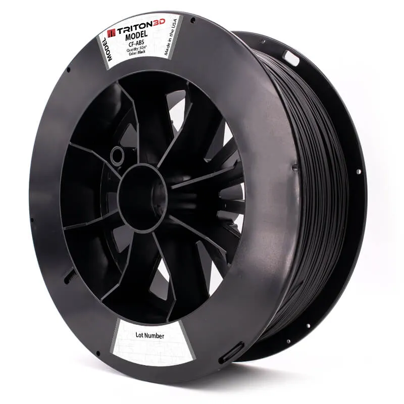 3DXTech Triton3D ABS+CF filament Stratasys 92in³ černý