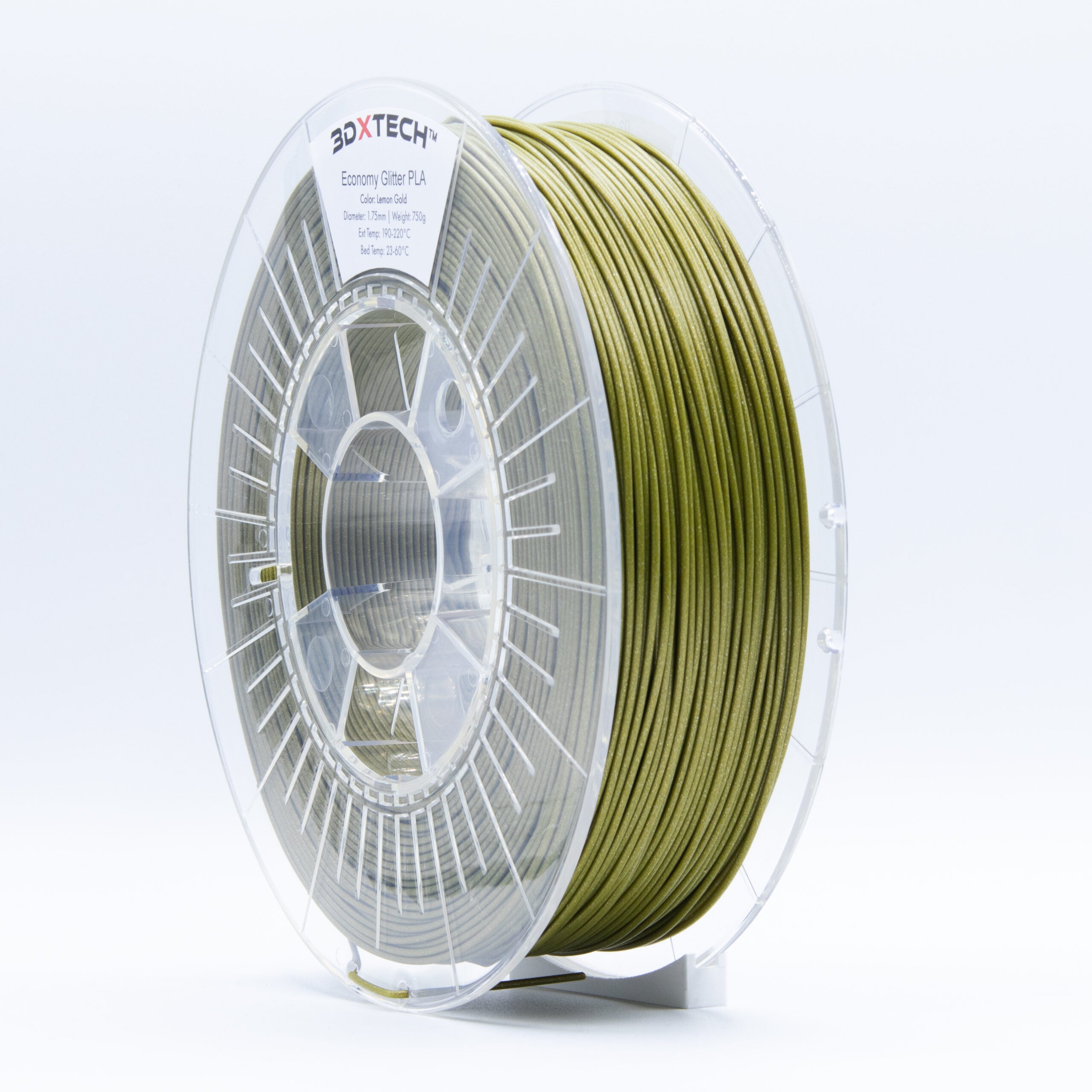 3DXTECH Glitter PLA filament Metallic Blue Ocean 750 g třpytivý