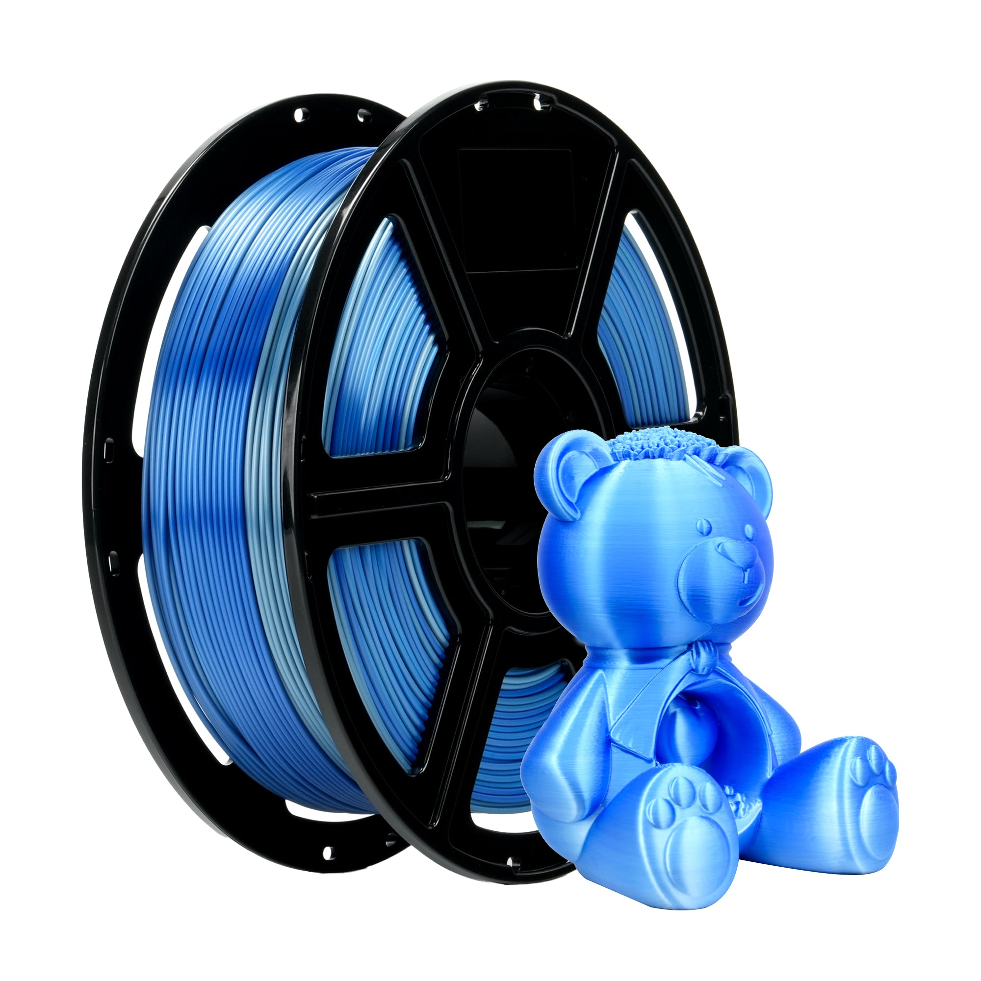 Flashforge PLA Silk Dual filament modro-růžový lesklý