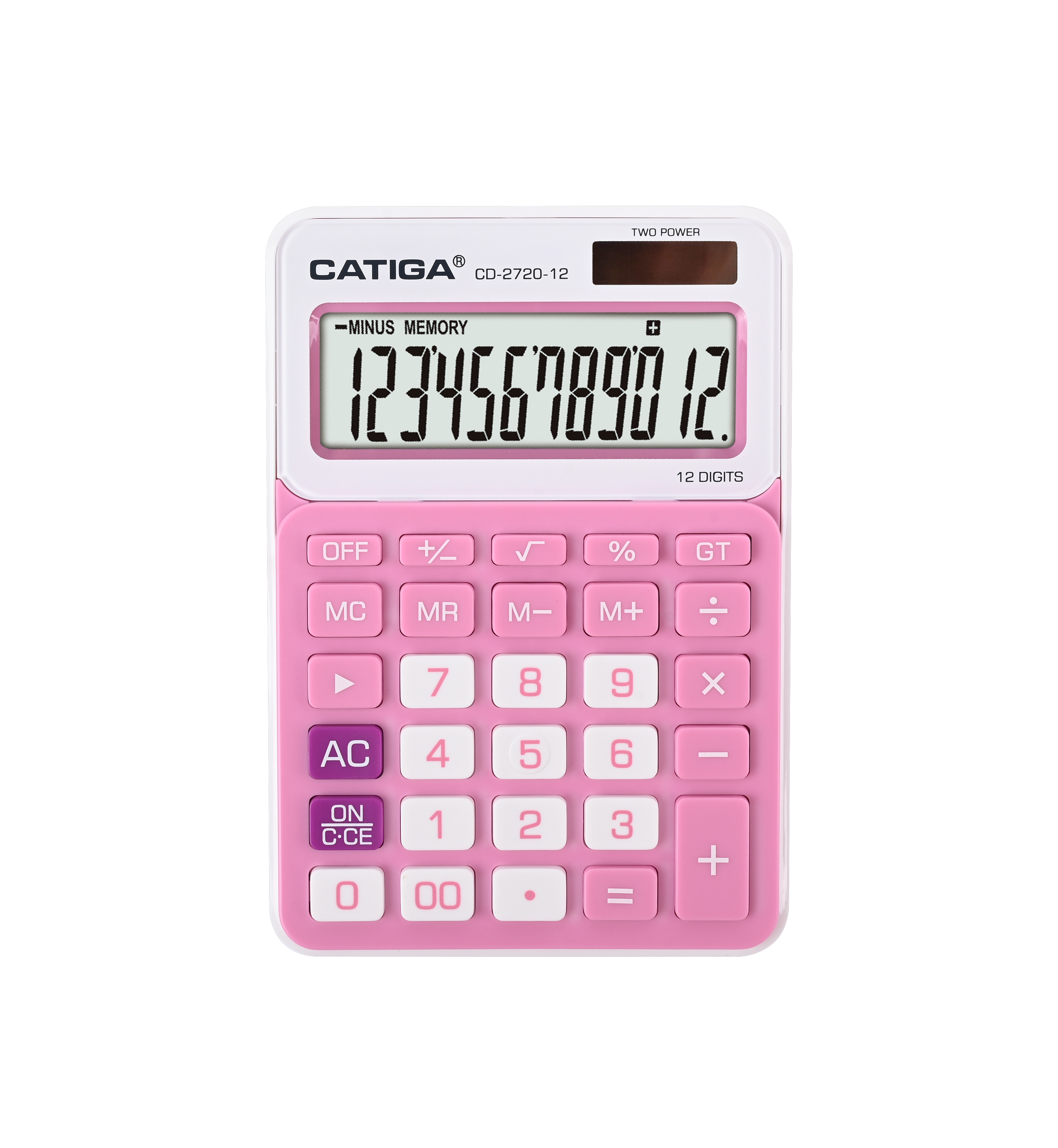 Catiga CD-2720 kancelářská kalkulačka zelená 12 míst