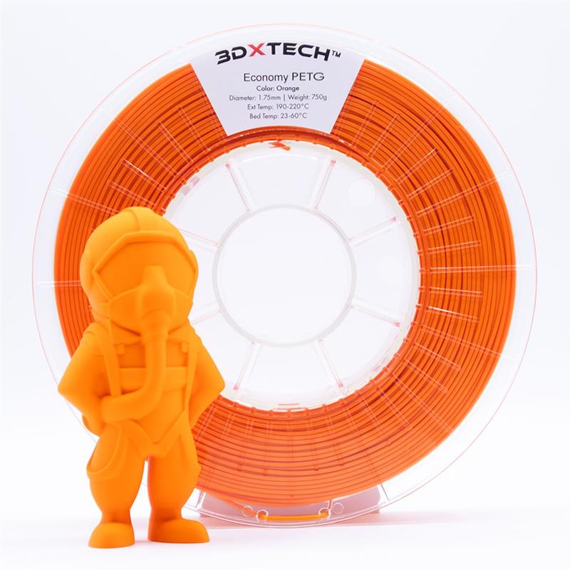 3DXTECH Economy PETG filament tmavě modrý 1,75 mm 750 g
