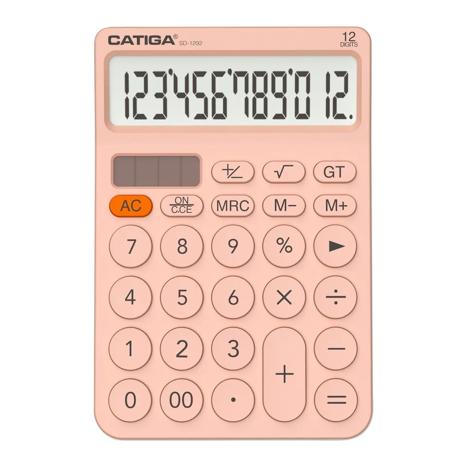 Catiga SD-1292 kancelářská kalkulačka růžová 12 míst