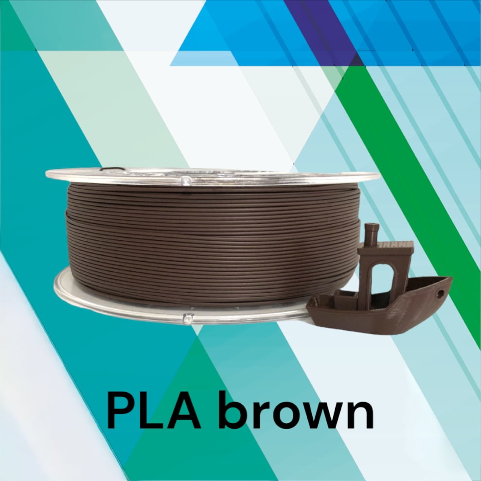 REGSHARE PLA filament hnědý 1 kg pro 3D tisk