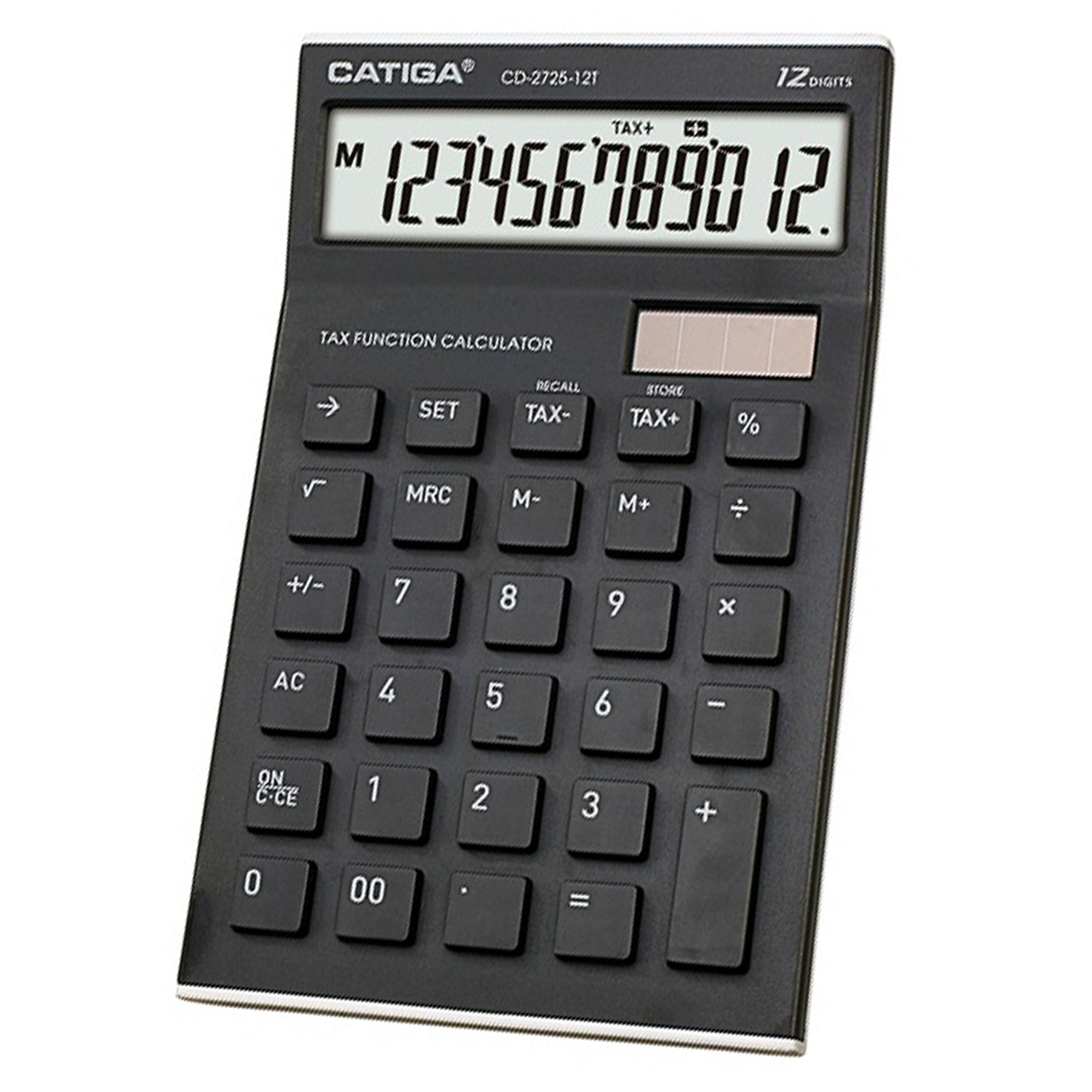 Catiga CD-2725-12T stolní kalkulačka 12místná černá
