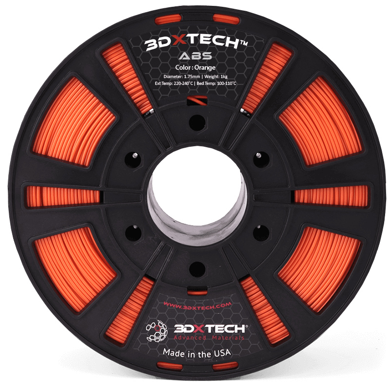 3DXTECH ABS filament černý 1,75 mm 1 kg houževnatý