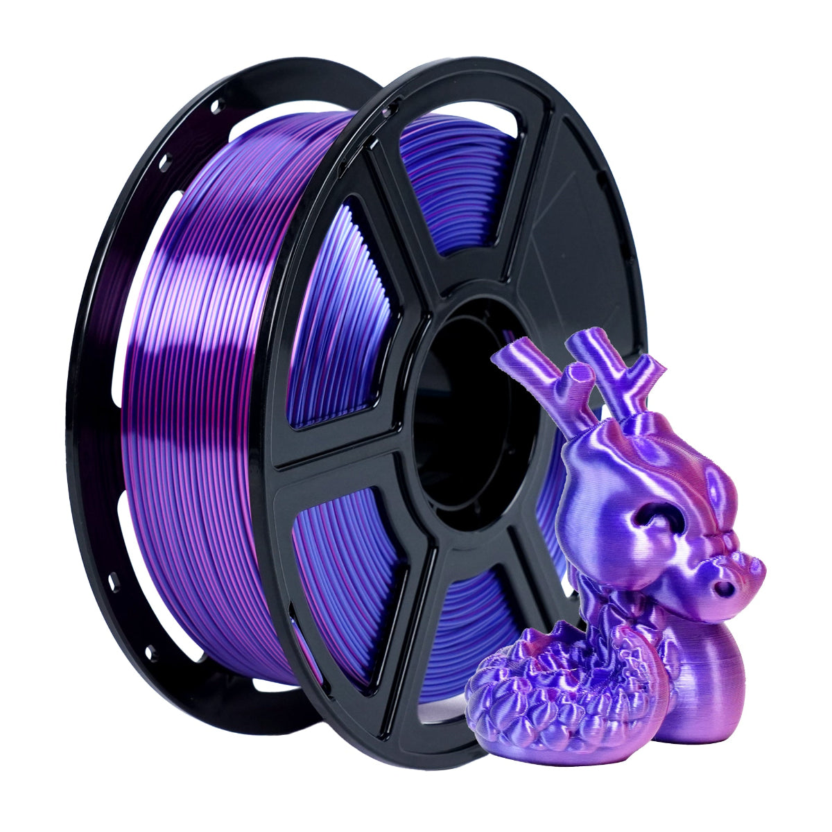 Flashforge PLA Silk Dual filament modro-růžový lesklý