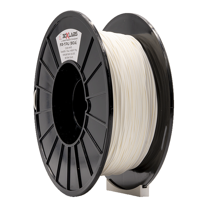 3DXTECH 3DXLABS FR-TPU 90A filament bílý 750 g