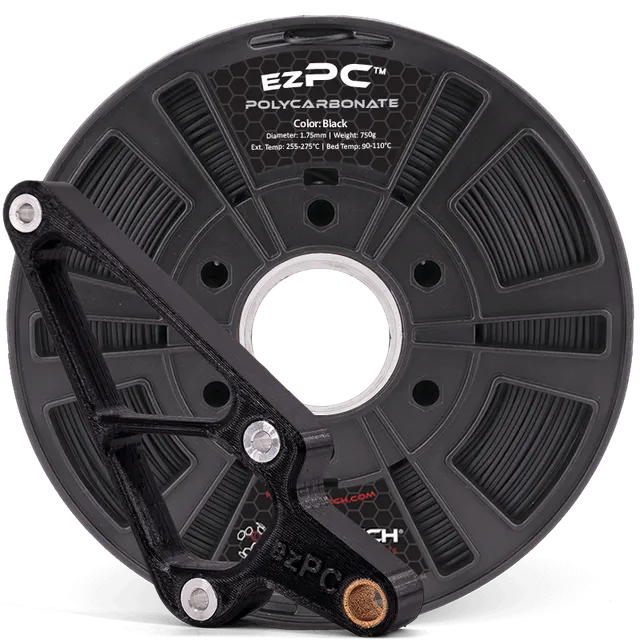 3DXTECH ezPC filament black 1,75 mm 750 g polykarbonát
