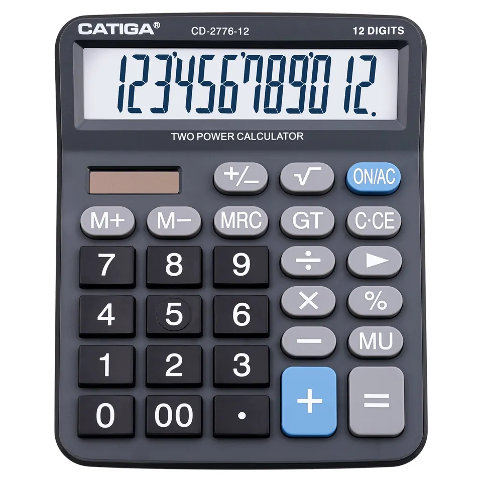Catiga CD-2776 kancelářská kalkulačka 12místná černá