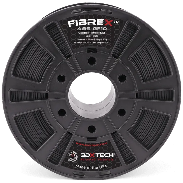 3DXTECH FIBREX ABS+GF filament černý 750 g 1,75 mm