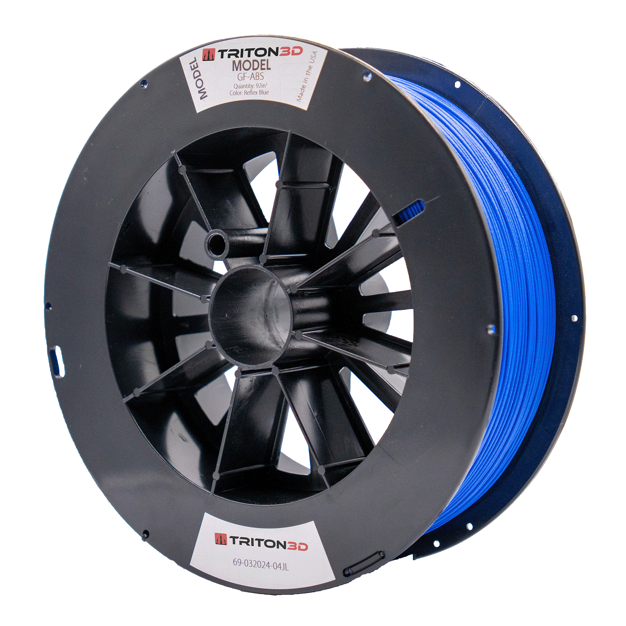 3DXTech Triton3D ABS+GF filament Stratasys 92in³ modrý