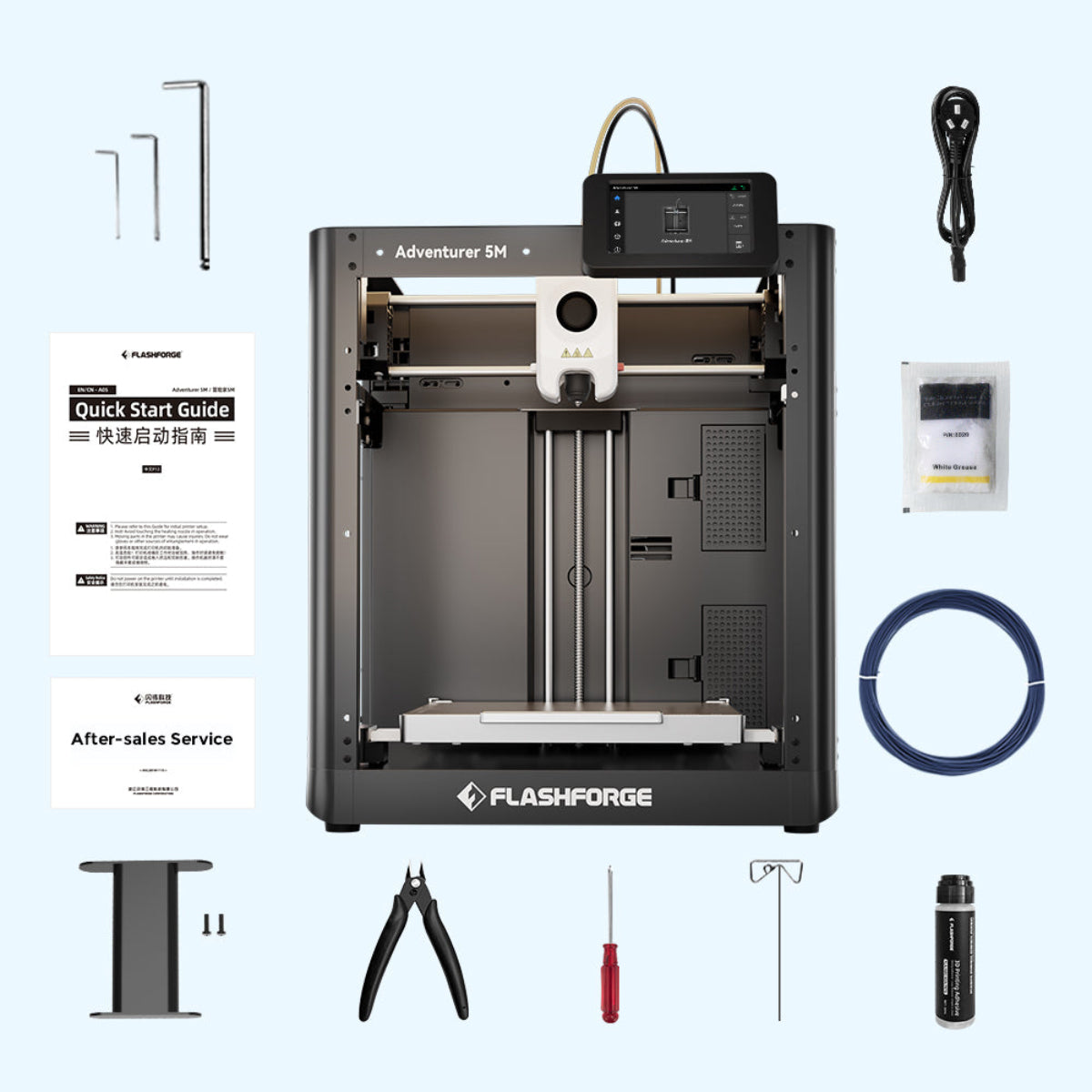 Flashforge Adventurer 5M AD5M 3D tiskárna 600 mm/s