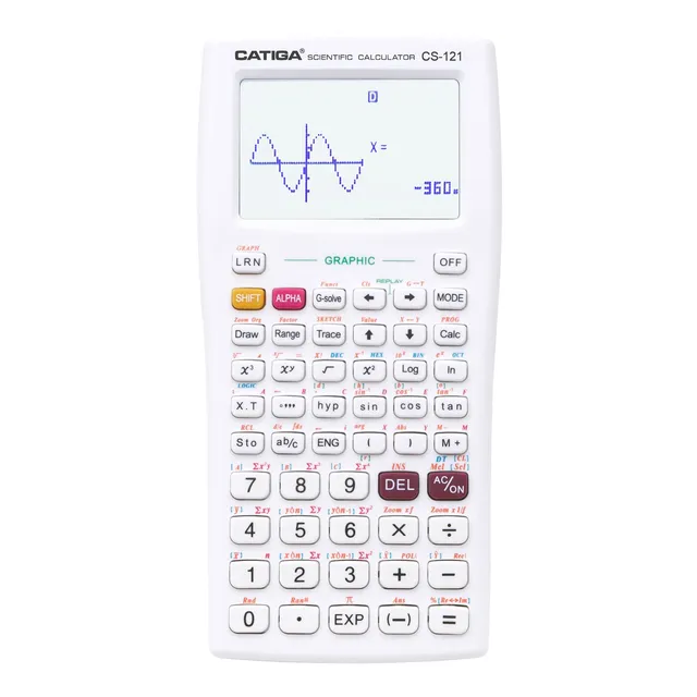 Catiga CS-121 vědecká kalkulačka bílá 280 funkcí