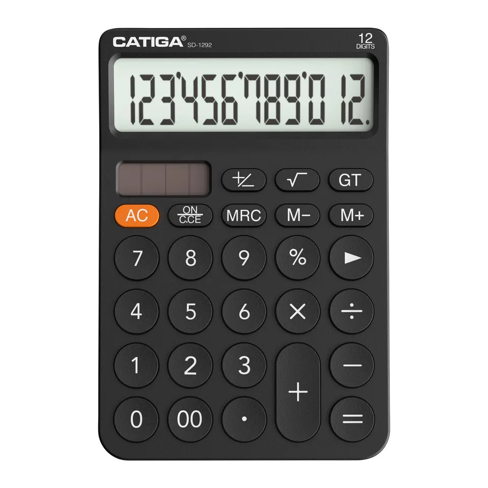 Catiga SD-1292 stolní kalkulačka černá 12místná