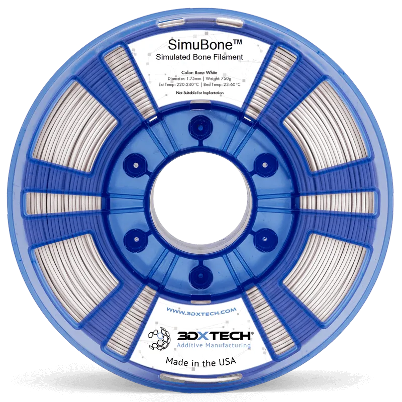 3DXTECH SIMUBONE filament antique white 1,75 mm 750 g kostní vzhled