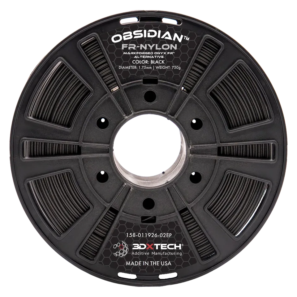 3DXTECH OBSIDIAN FR-NYLON filament černý 750 g nehořlavý