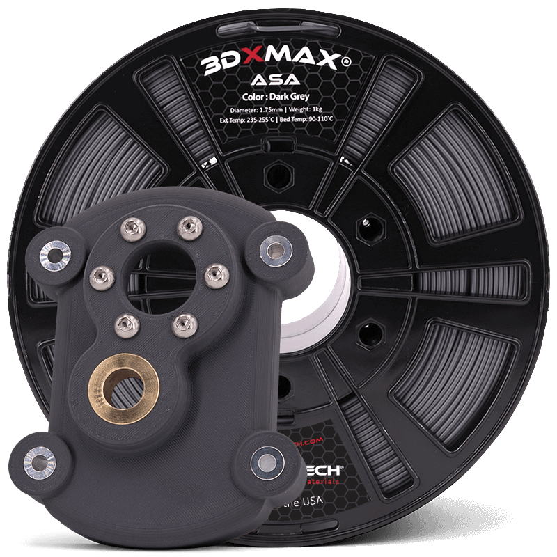 3DXTECH 3DXMAX ASA filament Black 1,75 mm 1 kg UV odolný