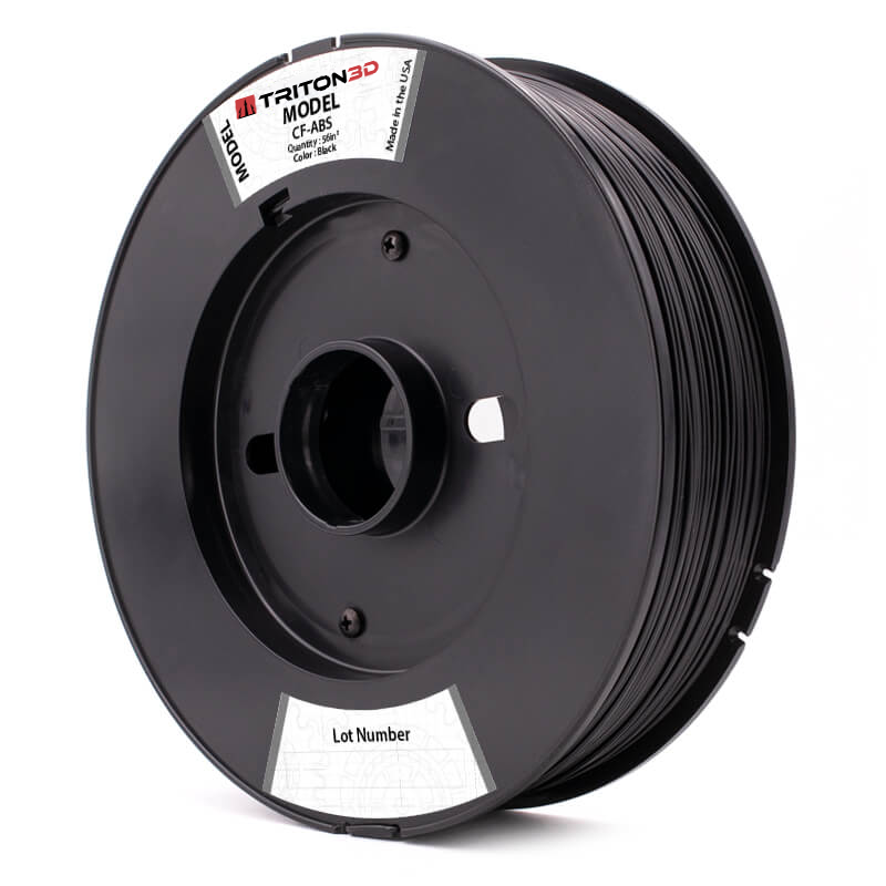 3DXTech Triton3D ABS+CF filament Stratasys 92in³ černý