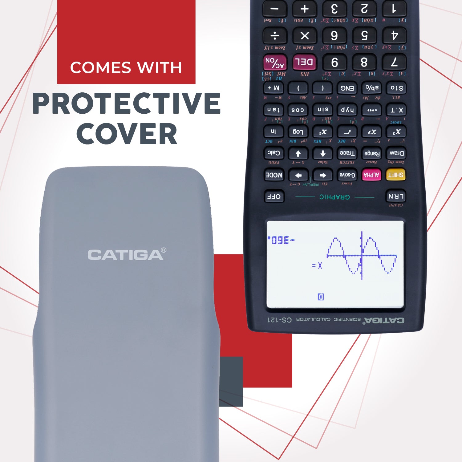 Catiga CS-121 vědecká kalkulačka grafická černá 5 ks