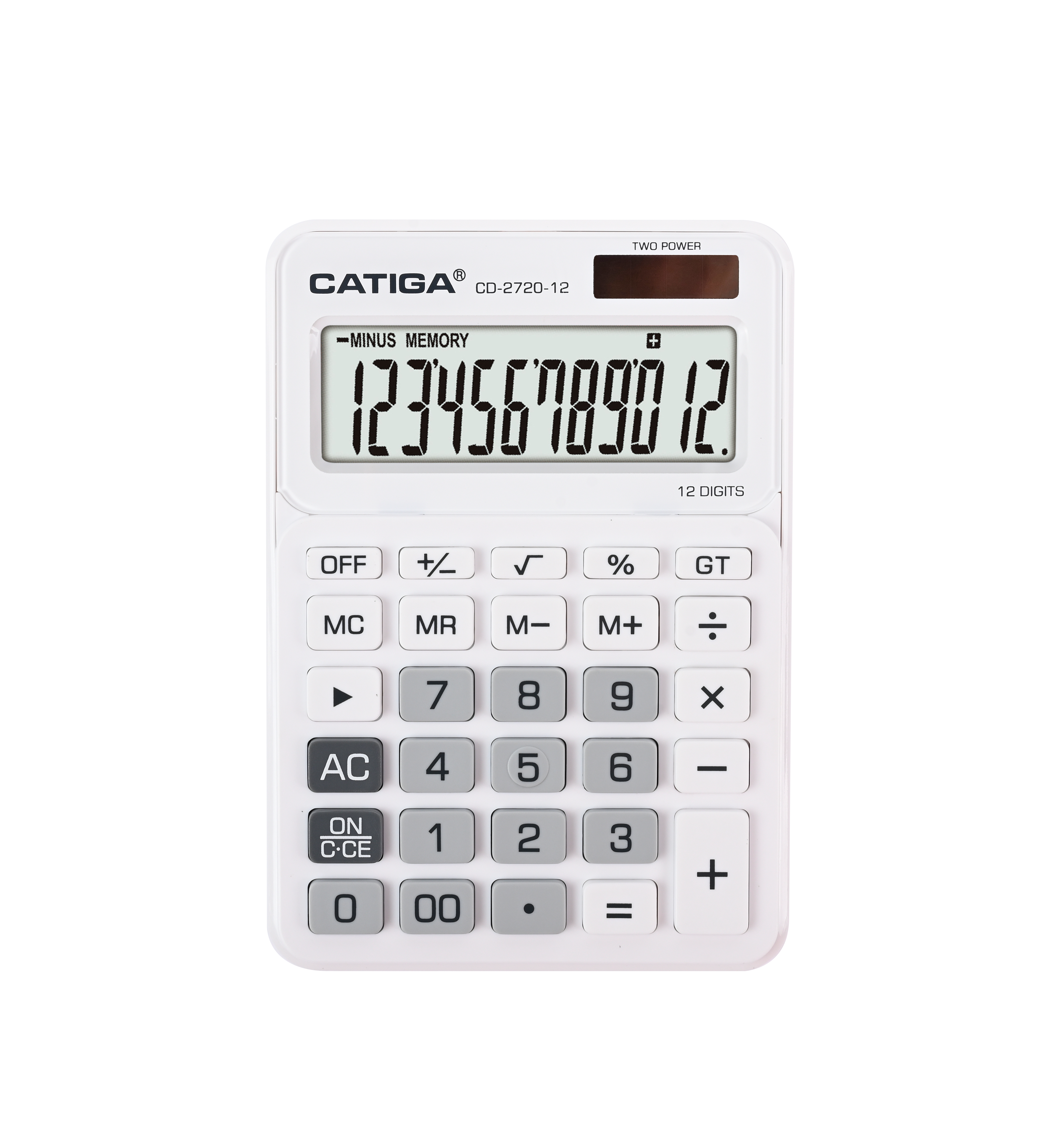 Catiga CD-2720 kancelářská kalkulačka zelená 12 míst