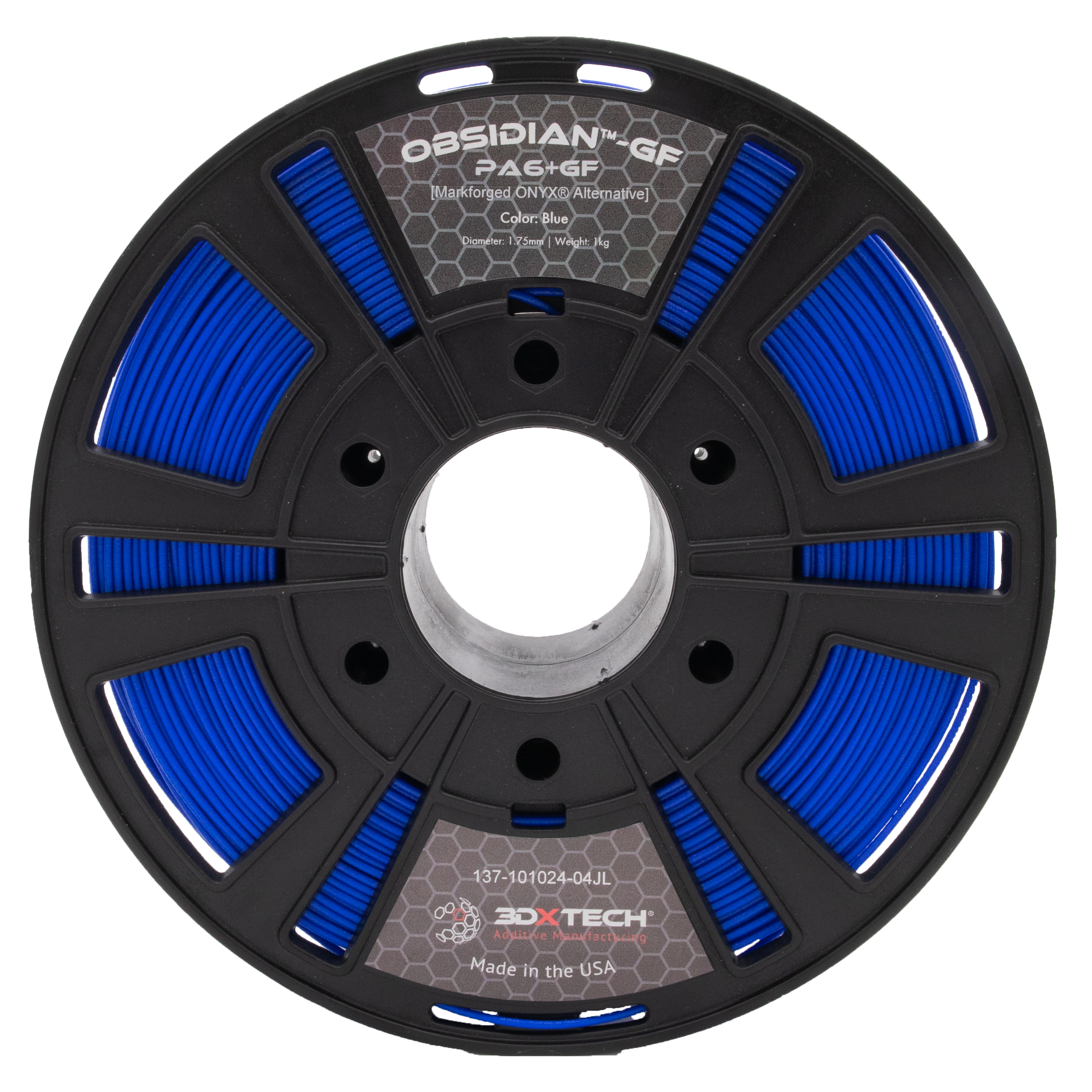 3DXTECH Obsidian Nylon 6+GF filament Orange 1,75 mm 1 kg