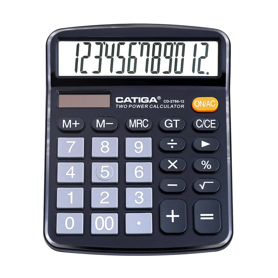 Catiga CD-2786 kancelářská kalkulačka 12místná černá