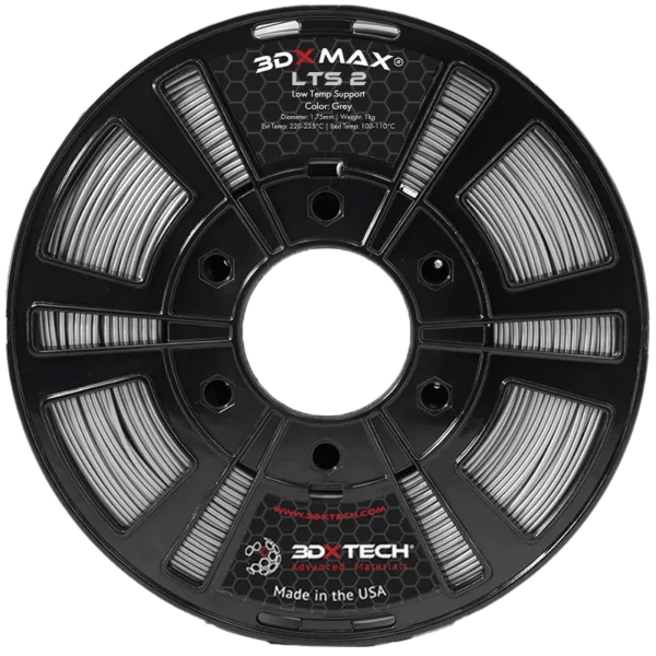 3DXTECH 3DXMAX LTS2 podpůrný filament Glacier Grey 2 kg