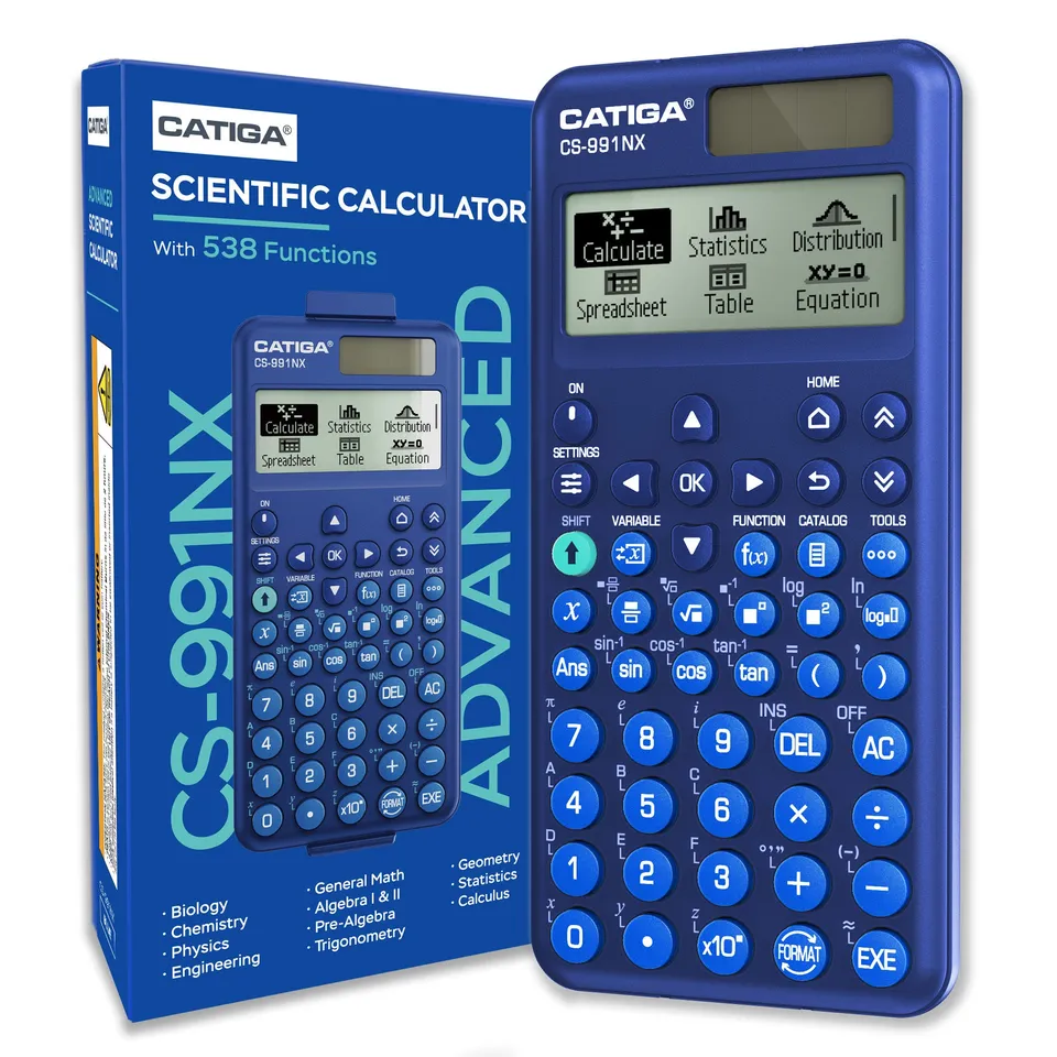 Catiga CS-991NX kalkulačka vědecká modrá solární